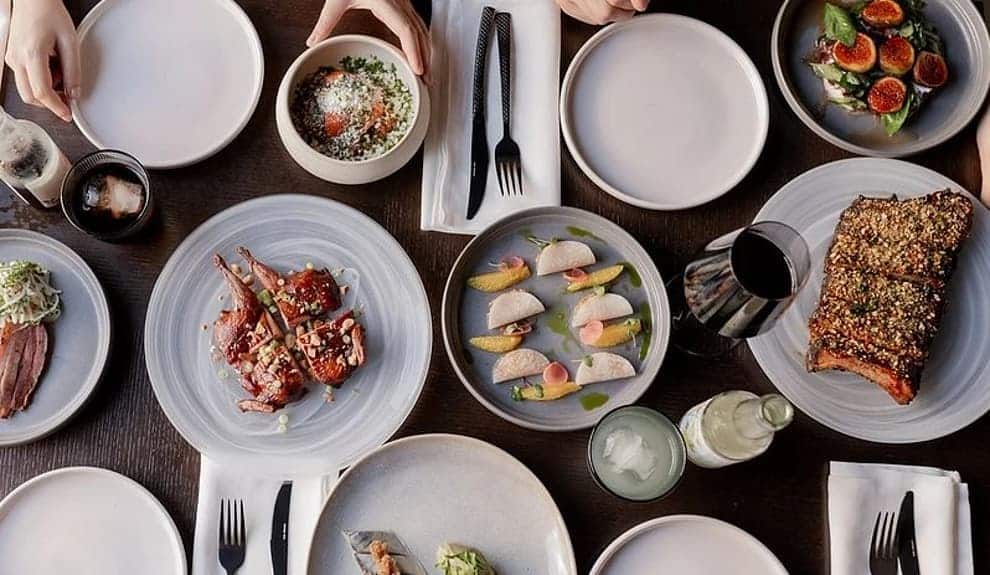 a table showing the most iconic food on LA