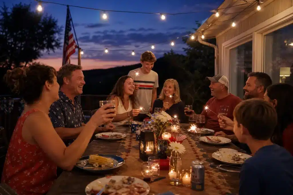4th of July dinner ideas: planning your Independence Day celebration 4th-july-dinner-guests-celebration