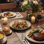 5 course progressive dinner party at home