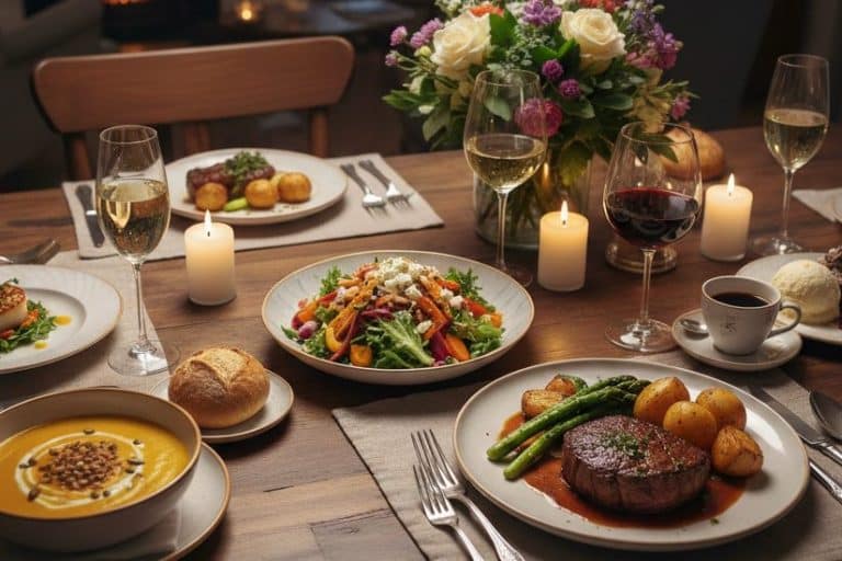 5 course progressive dinner party at home