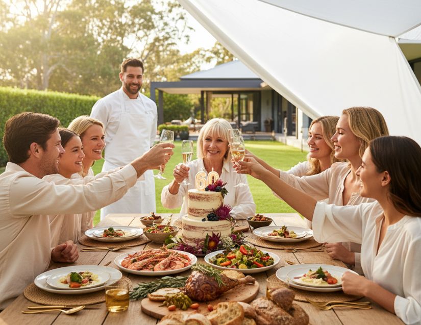 private chef for a 60th birthday celebration