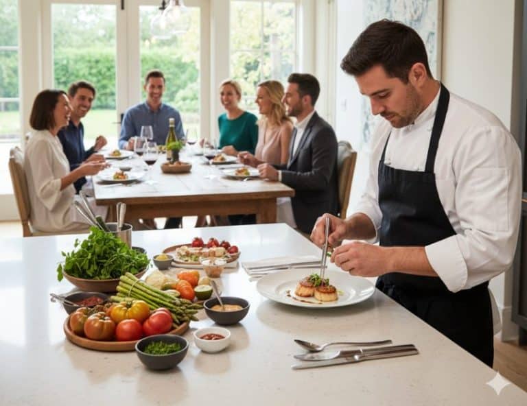 Combien coute un chef a domicile