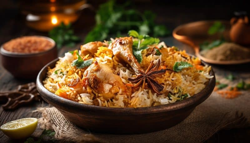 Le meilleur plat indien: le biryani