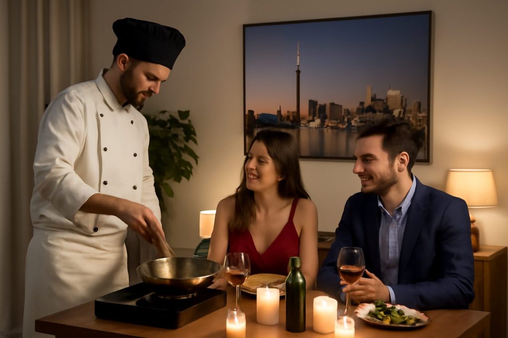Private chef in Toronto for romantic diner