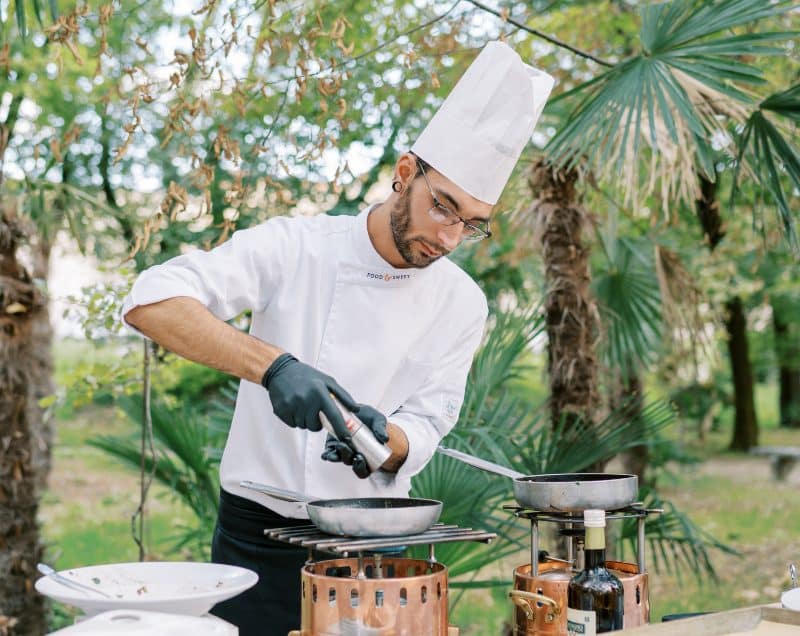 Private chef on vacation