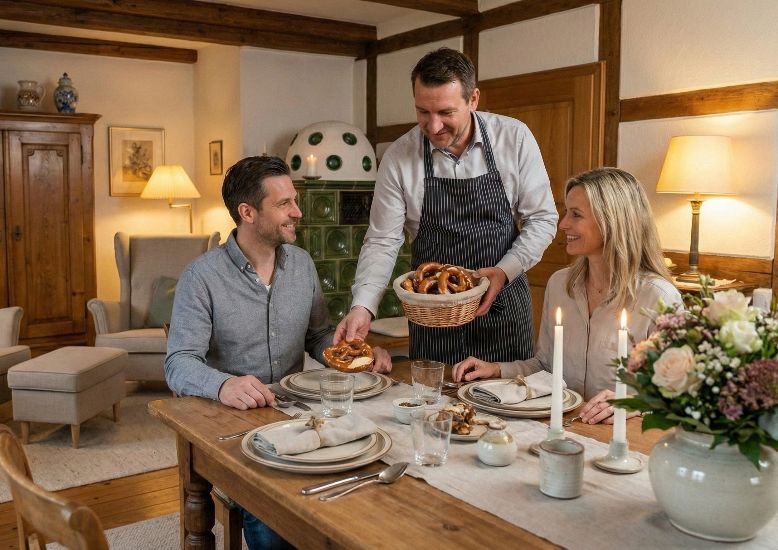 Privatkoch Backen Brezeln