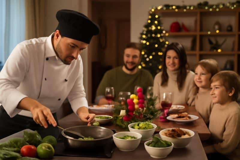 Privatkoch  für Weihnachtsessen in Berlin