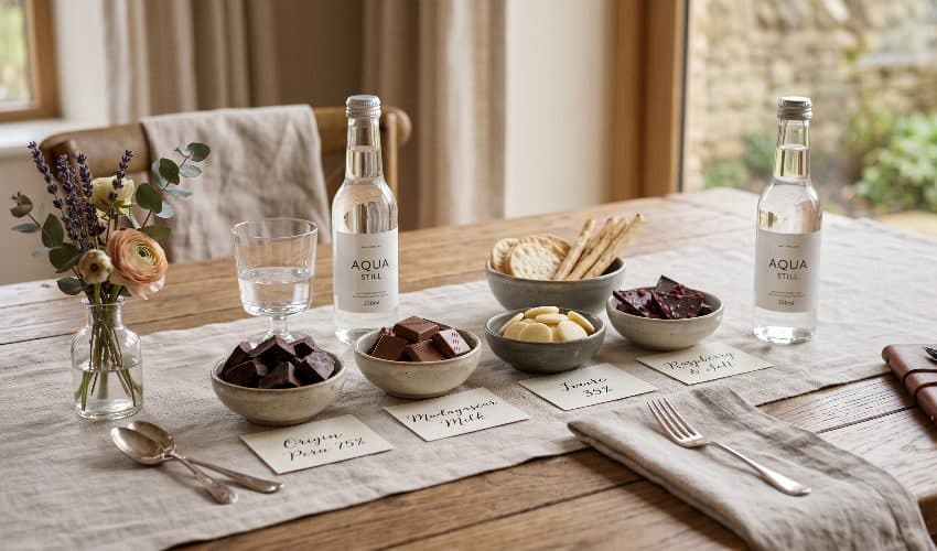 Schokoladen-Degustation zu Hause