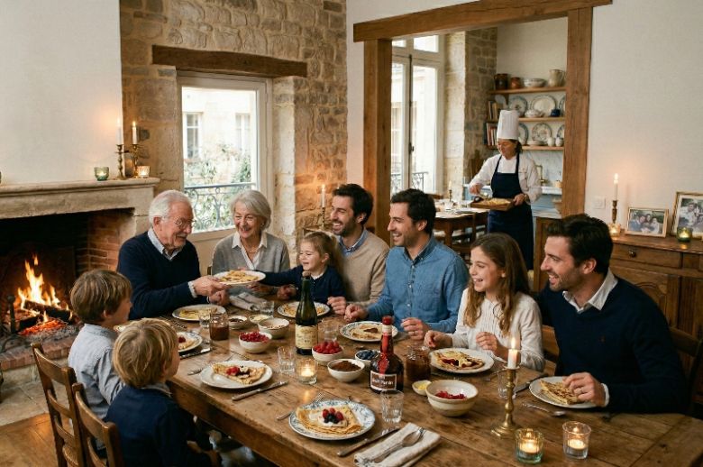 La Chandeleur approche et vous vous demandez comment célébrer cette belle tradition ? Une famille prépare la Chandeleur