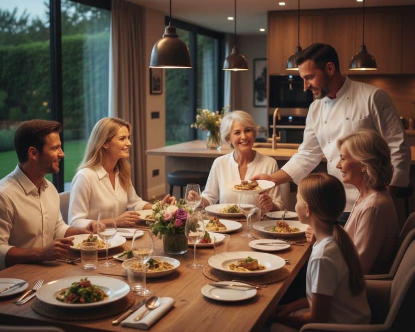 hire a private chef for your vacation
