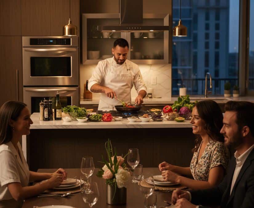 private chef cooking vegan food austin texas