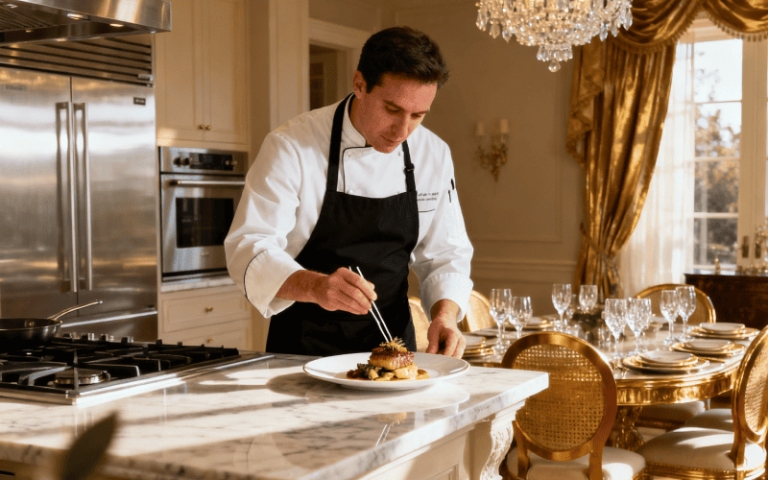 celebridades tienen chefs privados