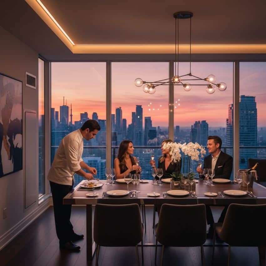 Celebrities hire private achefs