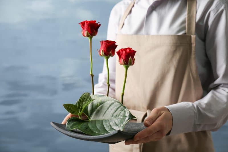 chef pour un diner romantique