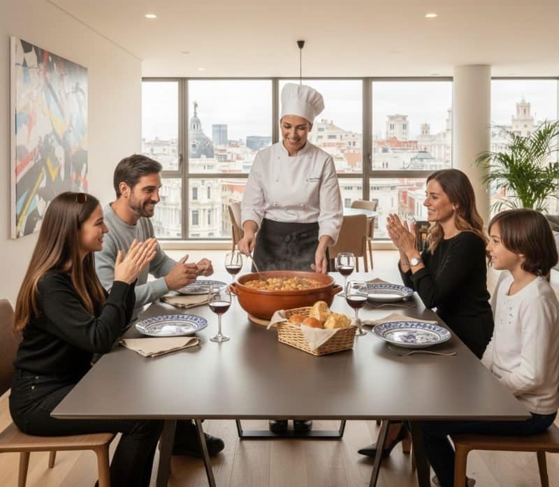 chef privado en Madrid de comida española