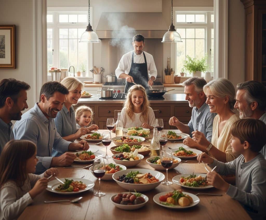 chef privado para comida familiar