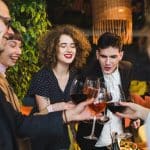 dîner d'équipe d'entreprise