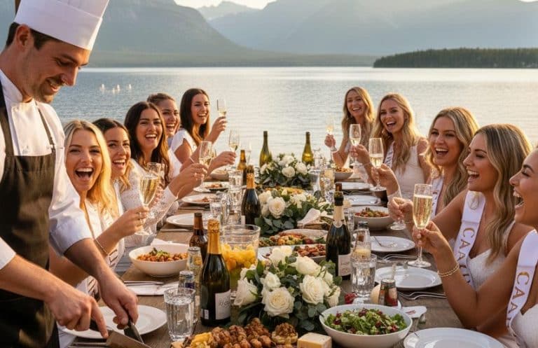 dinner for a bachelorette party