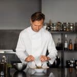etiqueta de un chef privado