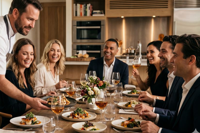 first clients for a private chef