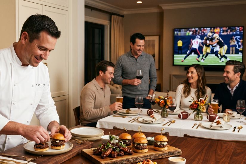 Football game dinner ideas that score every time Chef for a football game dinner