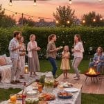 host a backyard party