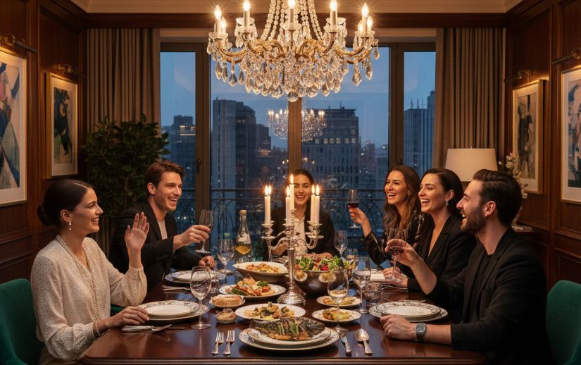 hosting a formal dinner party