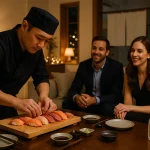 how much private sushi chef in UK