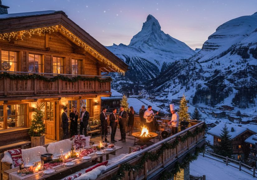 How to host a chalet party in Zermatt?