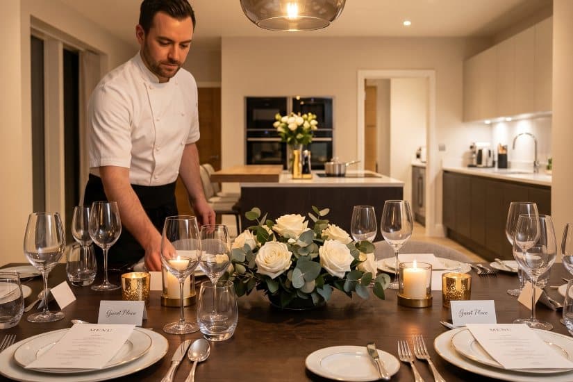 how to set a table for a dinner party