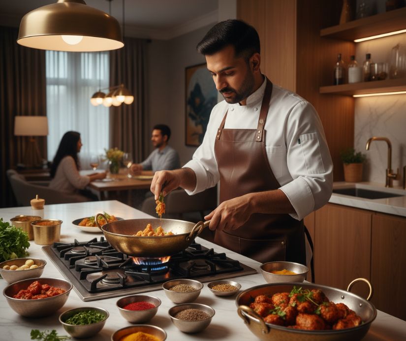 indian food private chef