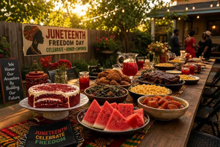 juneteenth-dinner-backyard-spread
