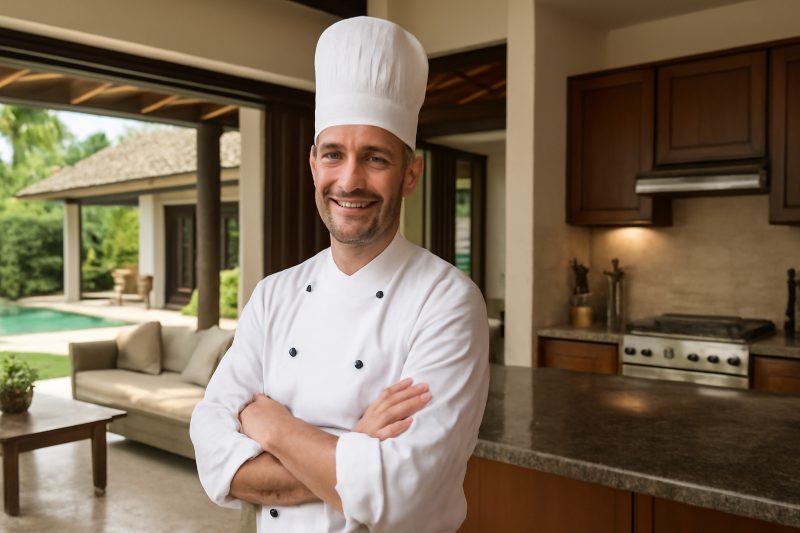 kann ein Privatkoch zu meiner Villa kommen