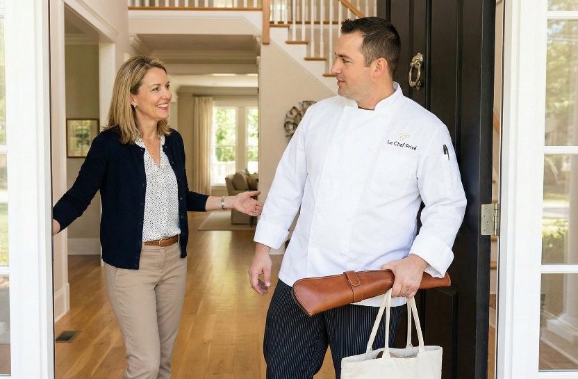 étiquette du chef privé