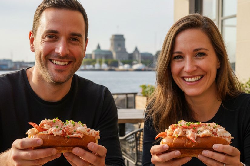 Lobster roll in Halifax
