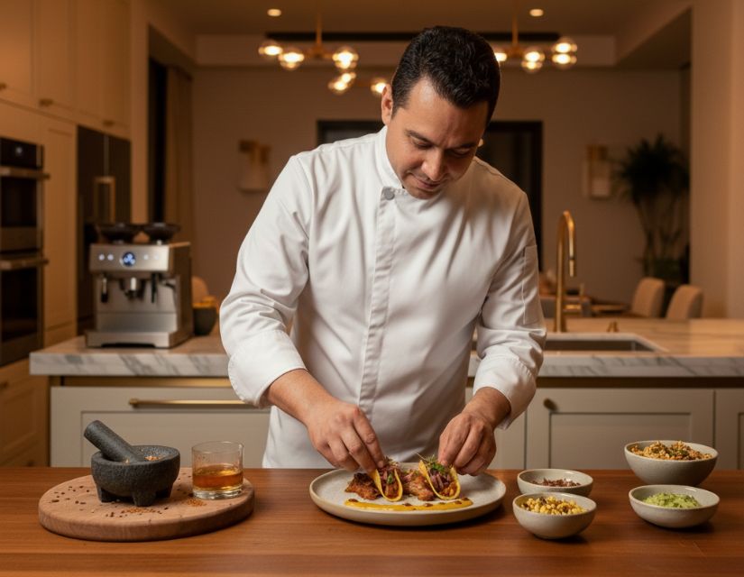 private chef for mexican dinner party 