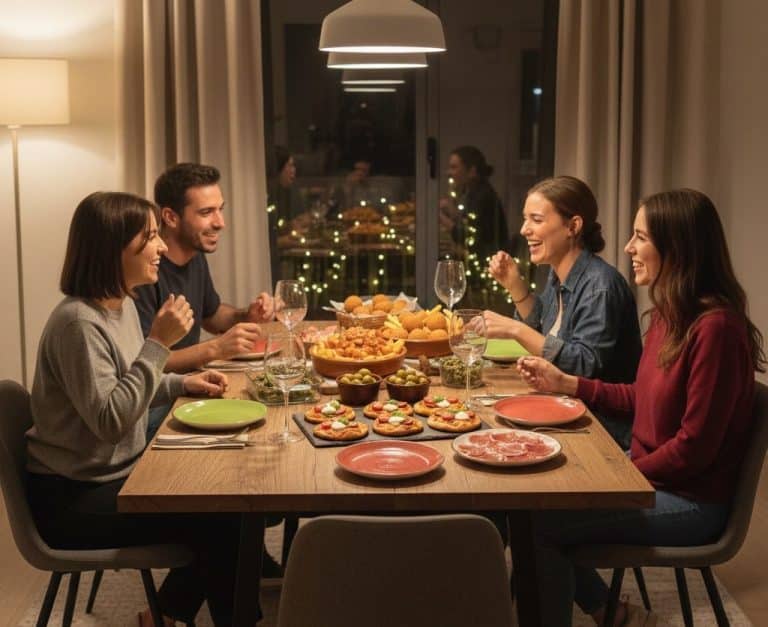 noche de tapas en casa