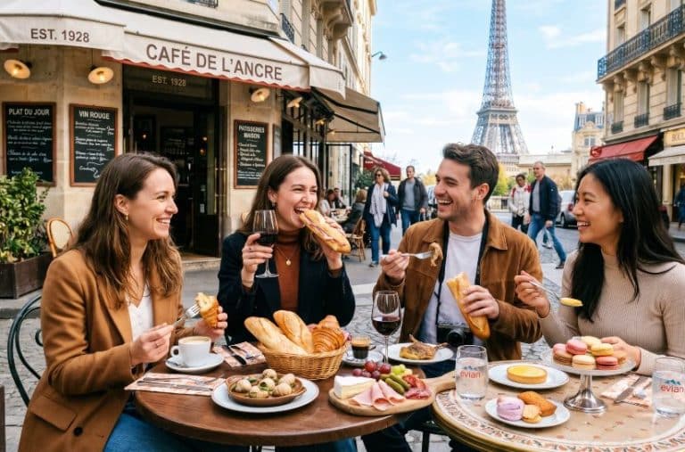 eating food in paris