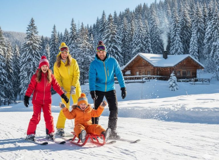 Cómo planificar un viaje de ski en familia
