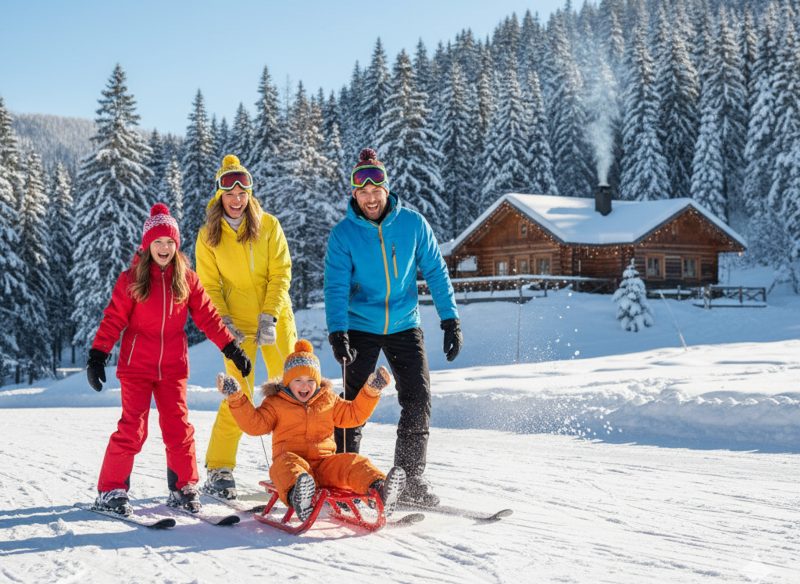 Cómo planificar un viaje de ski en familia