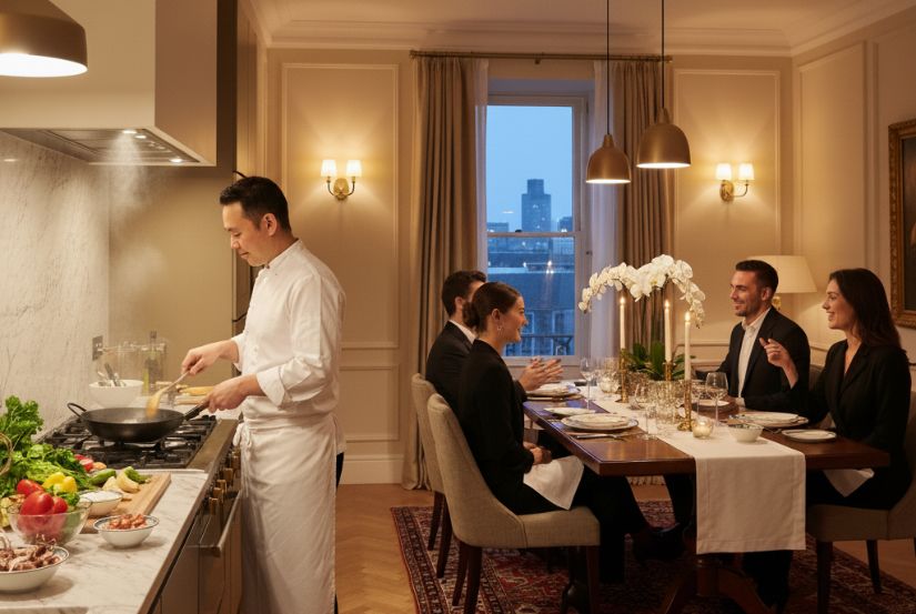 private chef cooking chinese food