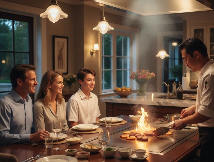 how to make hibachi at home with a private chef