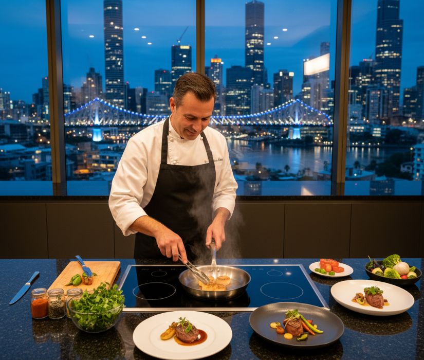 private chef for a romantic dinner in brisbane