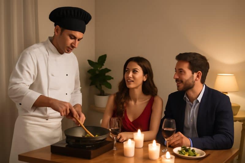 private chef for romantic dinner zurich