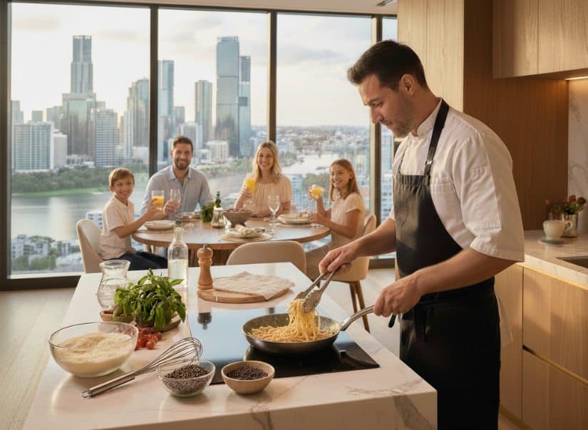 Private chef specializing in italian food