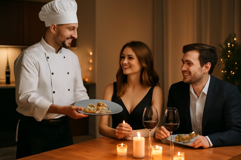 Romantic dinner ideas for two at home: tips & menus private chef romantic dinner