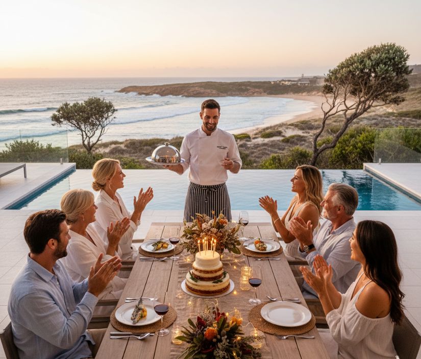 private chef villa birthday australia