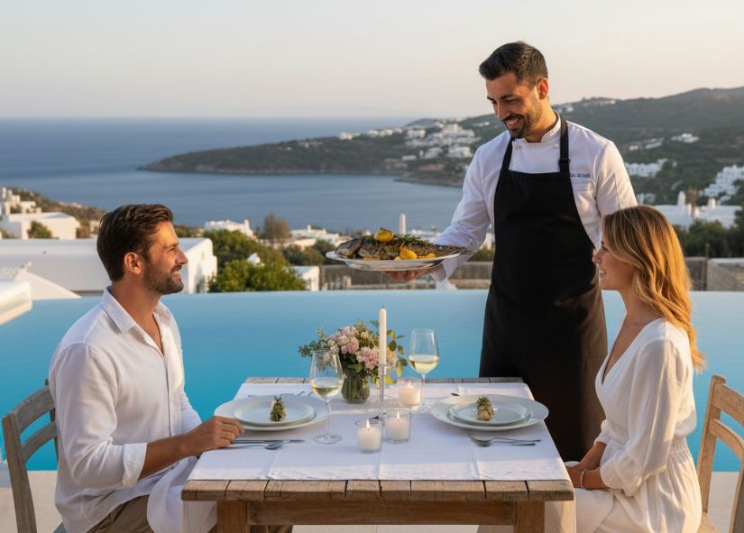 can a private chef come to my villa