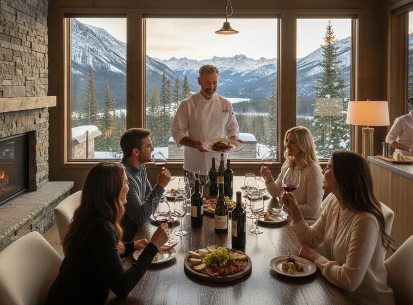 private chef for a wine tasting party in canada