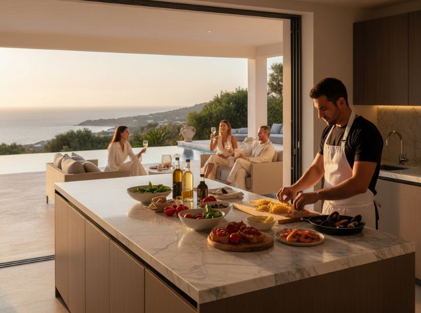 Book a private Italian chef  in ibiza